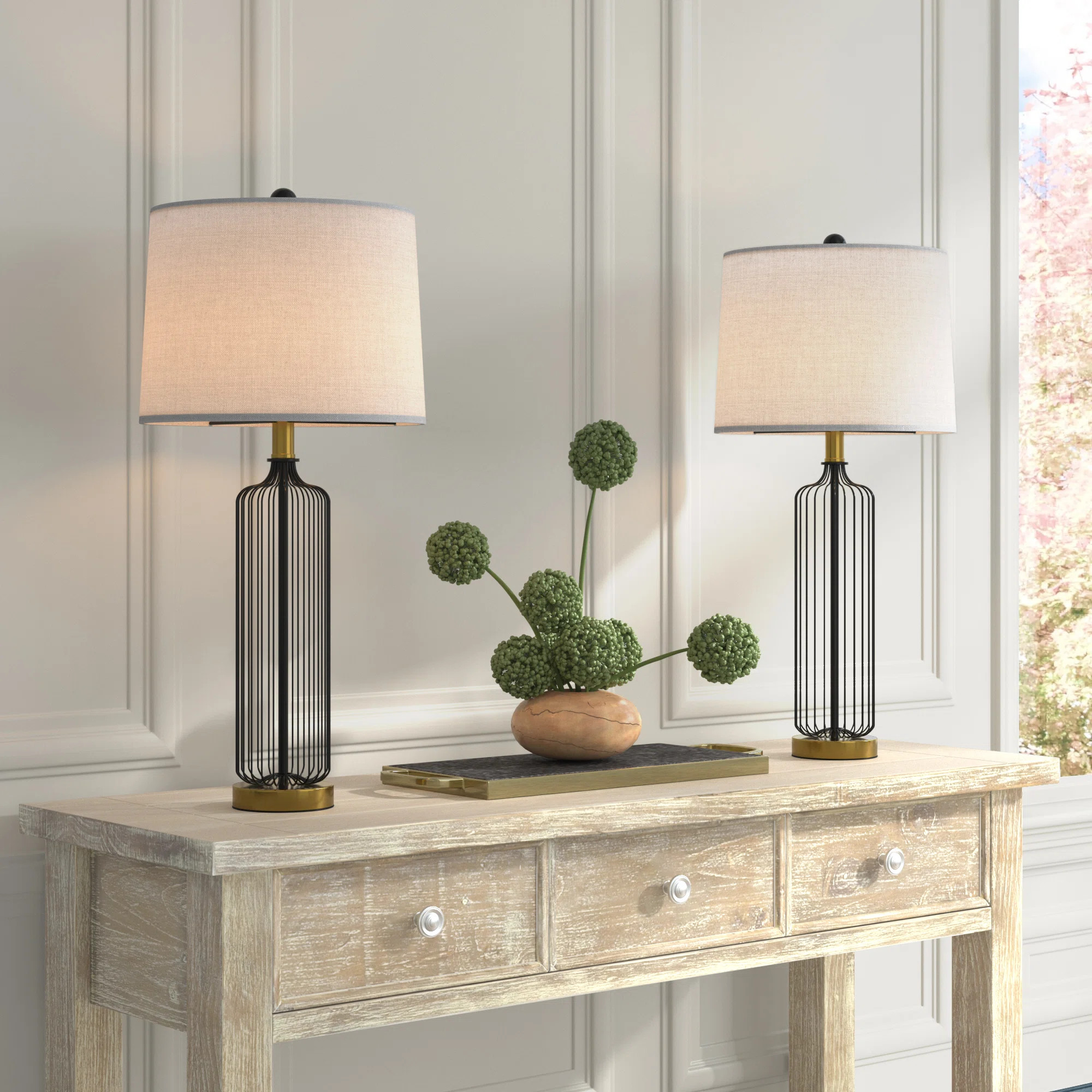 Letchworth Metal Table Lamp (Set of 2) | Wayfair North America