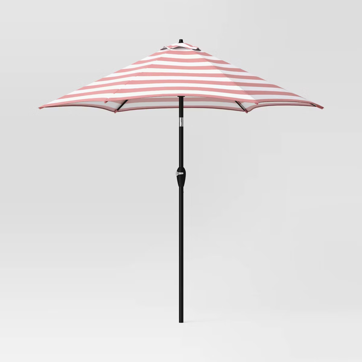 9' Round Cabana Stripe Outdoor Patio Market Umbrella with Black Pole - Threshold™ | Target
