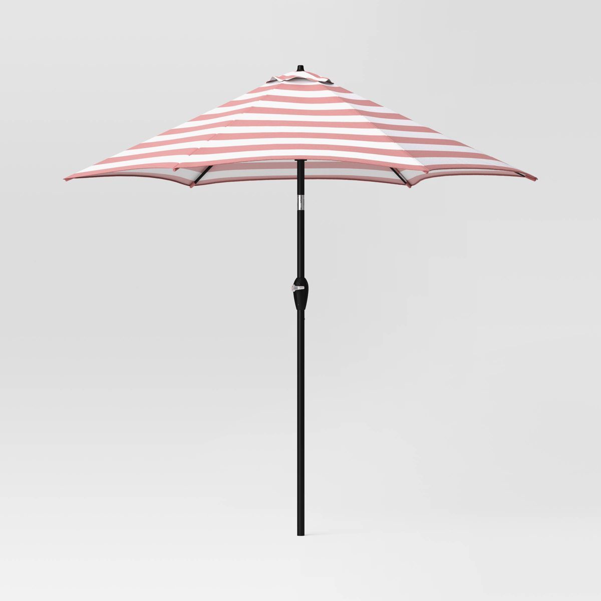 9' Round Cabana Stripe Outdoor Patio Market Umbrella with Black Pole - Threshold™ | Target