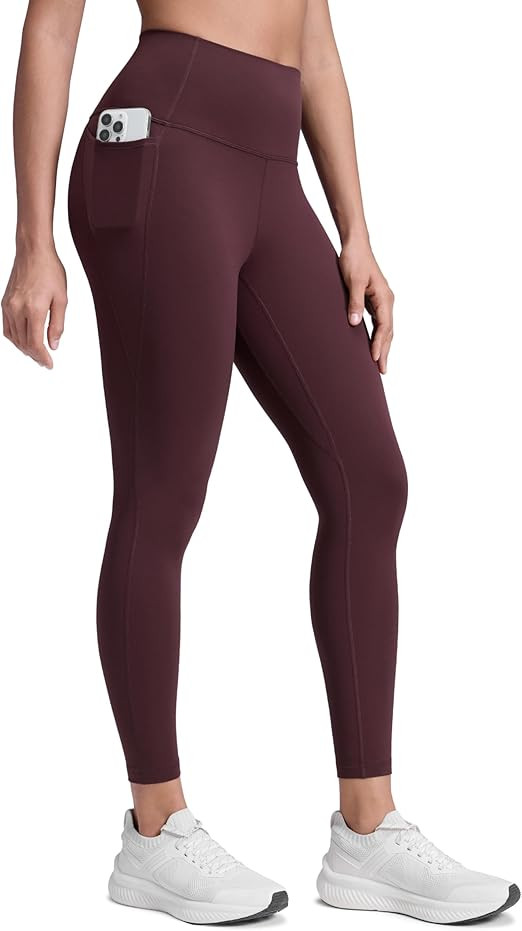 CRZ YOGA Butterluxe Workout Leggings Pockets 25'' - High Waisted Gym Womens Yoga Pants Buttery So... | Amazon (US)