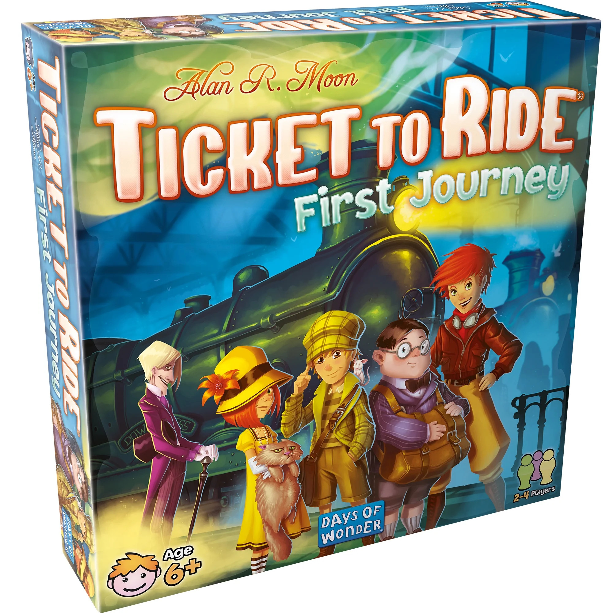 Ticket to Ride First Journey Strategy Board Game for Ages 6 and up, from Asmodee - Walmart.com | Walmart (US)