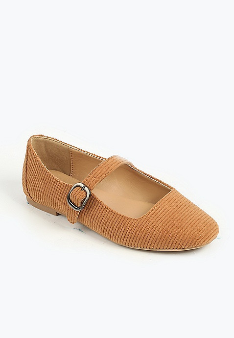 SuperCush Ivy Corduroy Mary Jane Flat | Maurices