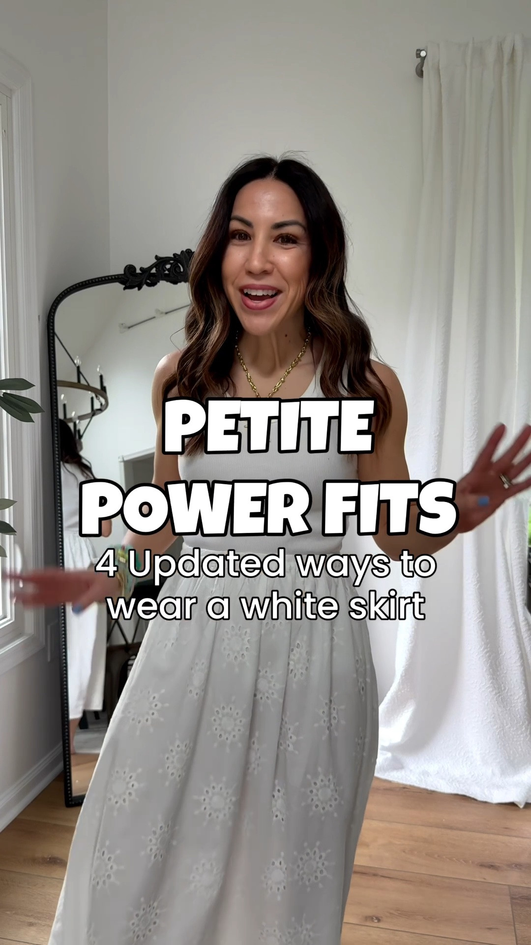 Oh how I love me a white skirt for spring and summer. This midi skirt is perfect for petites. But let’s not be boring. Here are 4 updated ways to wear it with the newest arrivals @socialthreads. 

Jewelry code HOUSEOFLEO20. Skirt small. Tops small. Sandals tts. 

MDW, 4th of July outfits, flag sweater, USA sweatshirt, Americana.

#LTKOver40 #LTKPetite
