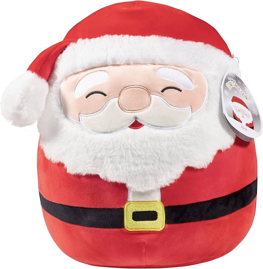 Squishmallow 12" Santa Claus - Christmas Official Kellytoy - Cute and Soft Holiday Plush Stuffed ... | Amazon (US)