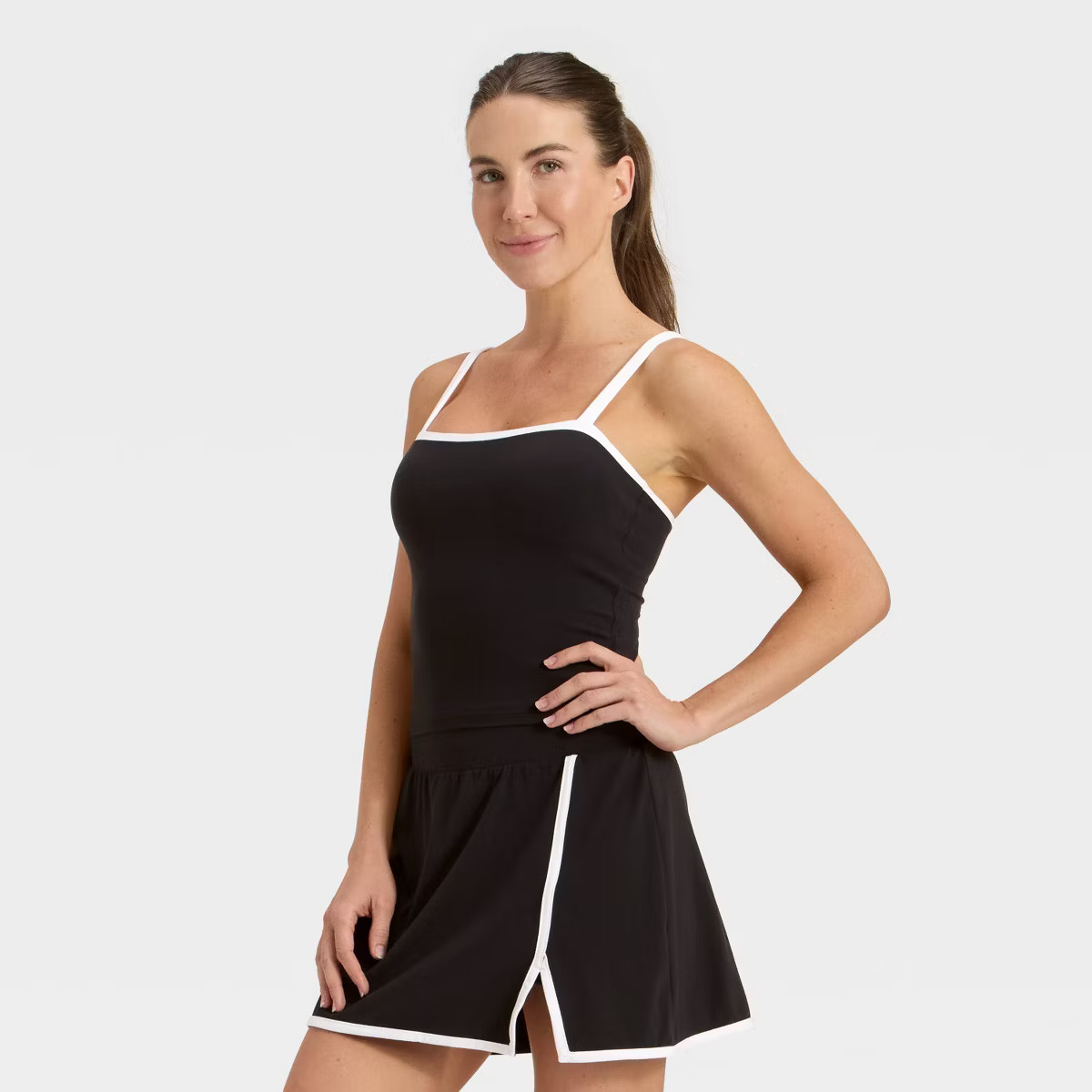 Women's Everyday Soft Piped Cami Tank Top - All In Motion™ Royal Blue S | Target