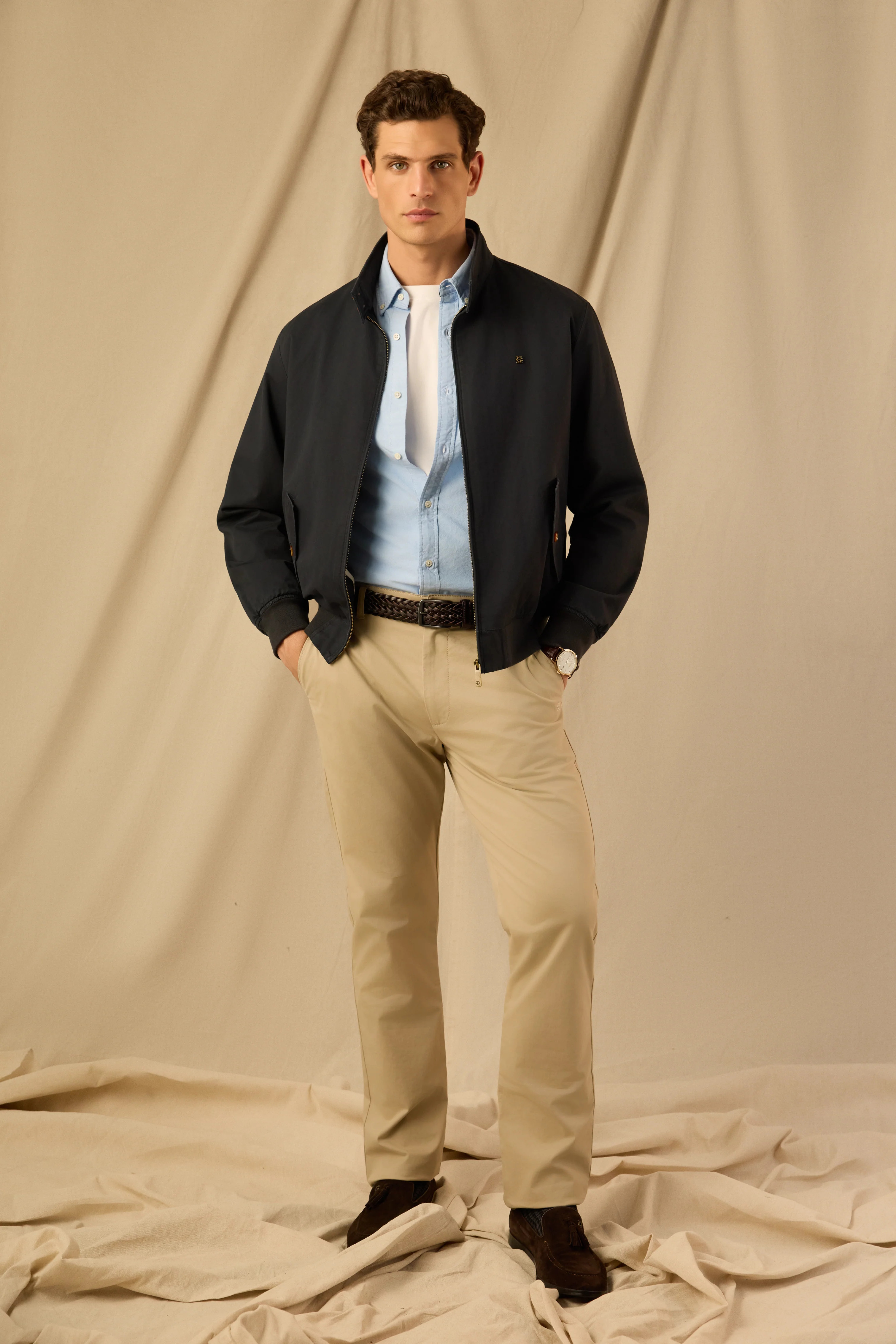 Men's Classic Chino (Light Stone) | Holland Cooper