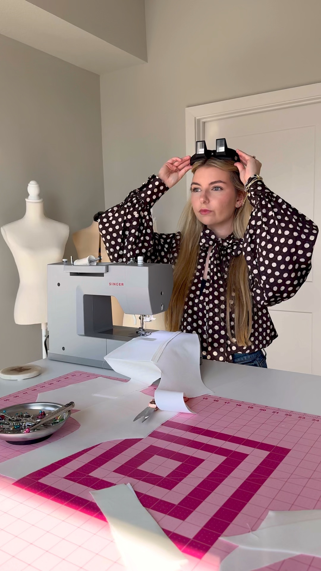 Lazy glasses double as crafting glasses when my neck is in PAIN!😂 definitely a new essential for my sewing room 

#LTKfindsunder50 #LTKworkwear #LTKMostLoved