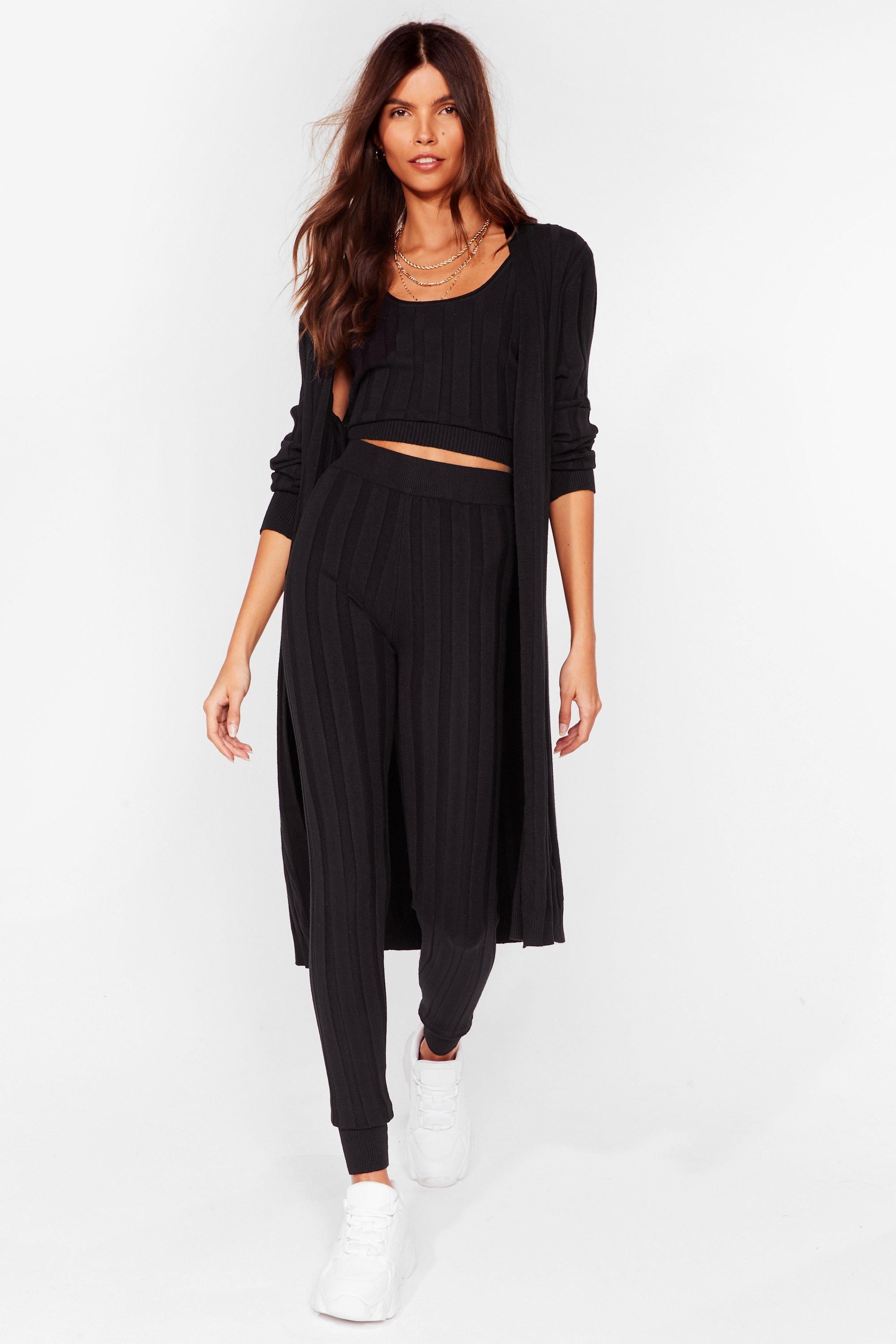 Knit It Off 3-Pc Lounge Set | Nasty Gal (US)