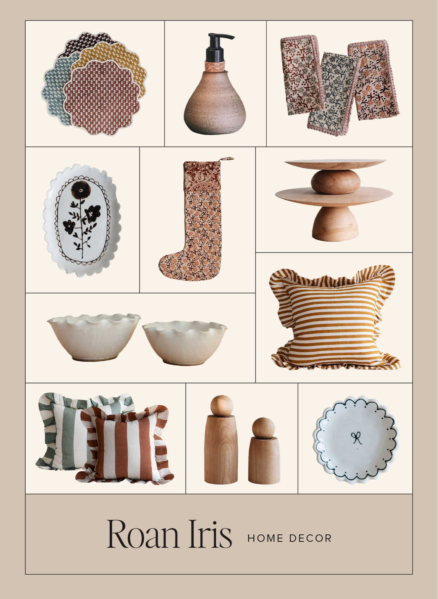 beautiful home decor from Roan Iris 😍 i want it all!!

#LTKSeasonal #LTKHome #LTKHoliday