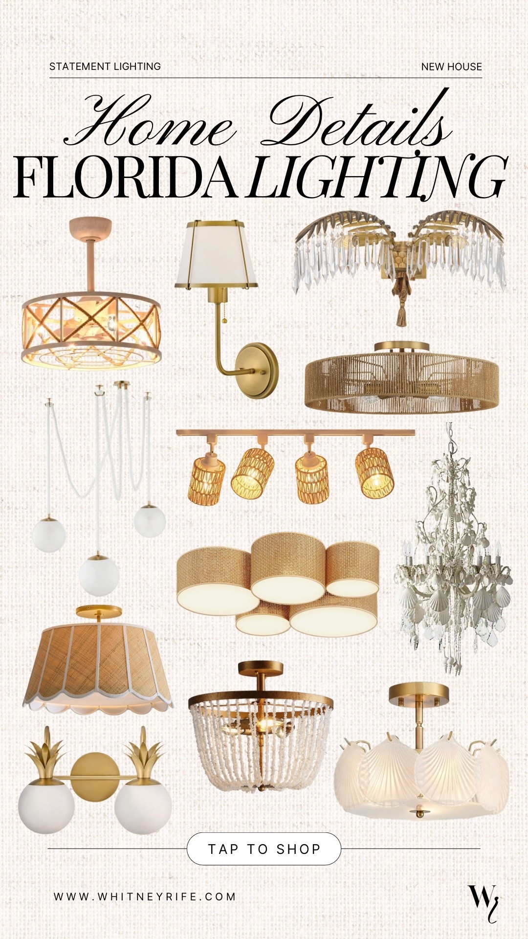 Statement lighting for the FL home!

#LTKHome #LTKmomlife #LTKTravel