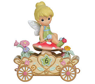 Precious Moments Disney Birthday Parade Tinke r Bell Age 6 | QVC