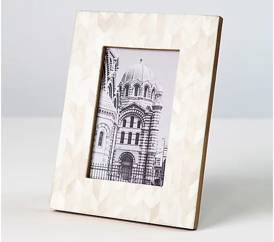 Matr Boomie Artemis Frame Pearl 4" x 6" - QVC.com | QVC