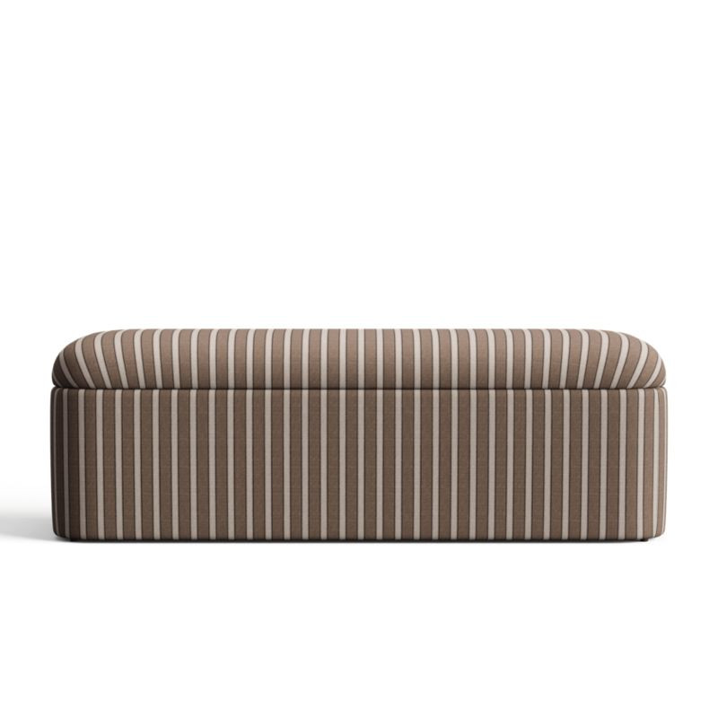 Anneli 54" Upholstered Storage Bench | Crate & Barrel
