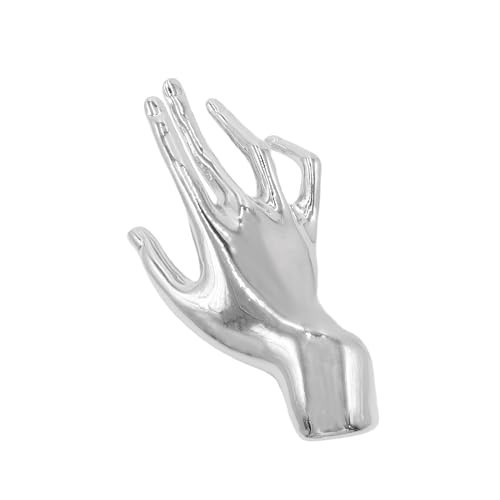 Fashion Hand-shaped Metal Brooch Pins for Women Men Large Smooth Palm Brooch Sweater Suit Jacket Coat Decoration Clothes Accessories Party Jewelry | Amazon (US)