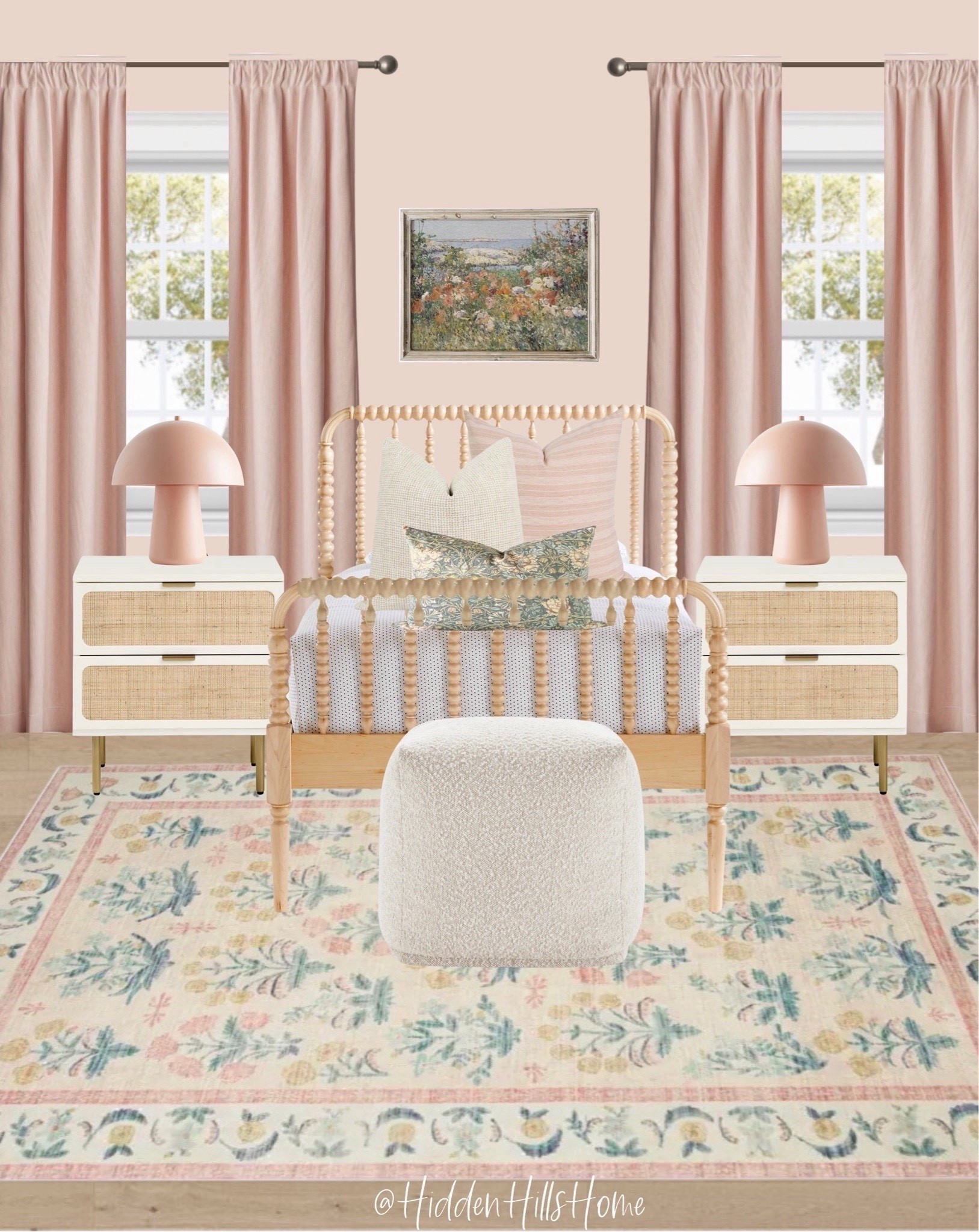 Girls bedroom mood board, pink girls bedroom design, floral rug, girls bed, girls bedroom decor #girls


#LTKSaleAlert #LTKHome #LTKKids