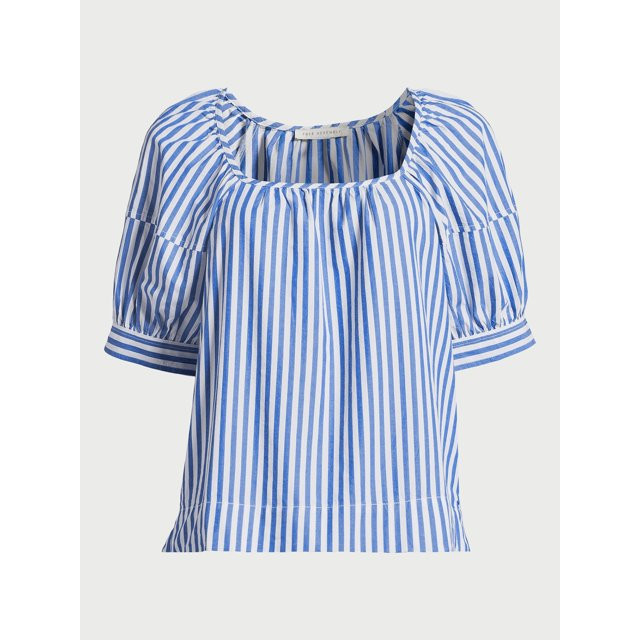Free Assembly Women’s Puff Sleeve Top, Sizes XS-XXXL | Walmart (US)