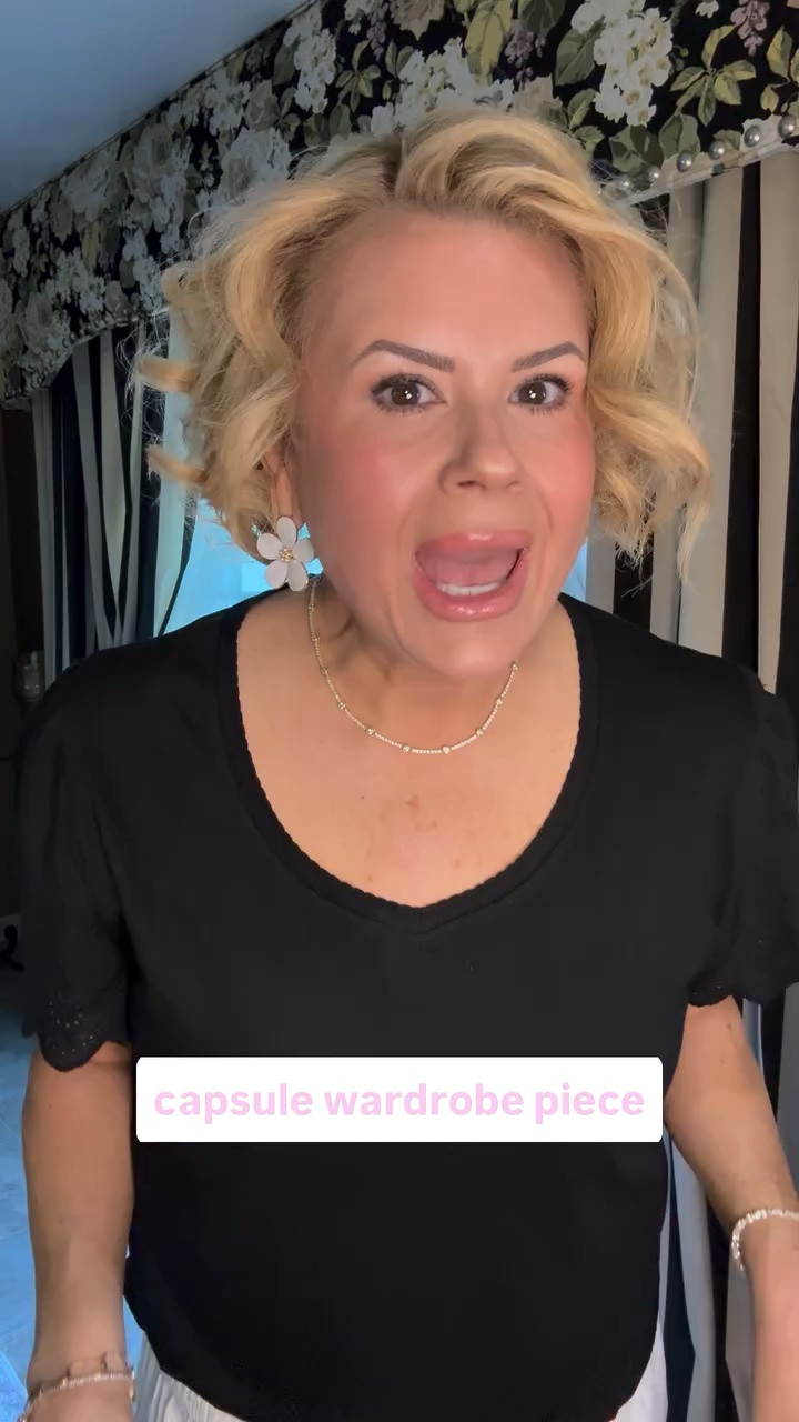 ✨ Building a capsule wardrobe doesn’t have to be complicated… and it definitely doesn’t have to be expensive.

The secret is finding basics that don’t look basic.

This Amazon tee has become one of my favorite wardrobe staples because it checks all the boxes:

💕 Lightweight and breathable for summer
💕 Not see-through
💕 Soft with plenty of stretch
💕 Beautiful eyelet sleeve detail
💕 Available in 15 colors
💕 Sizes Small–XXL
💕 Under $15

I love pieces that work overtime in my closet, and this one looks just as cute with gingham pants and a straw bag as it does dressed up with a skirt for dinner.

That’s the kind of smart shopping I can get behind. ✨

Comment SHOP and I’ll send you the link!

Happy shopping, friends! 🛍️

Capsule wardrobe essentials • Amazon fashion finds • Elevated basics • Women’s summer fashion • Affordable fashion finds • Capsule wardrobe ideas • Amazon clothing finds • Eyelet sleeve top • Summer wardrobe staples • Women over 50 style • Midsize fashion • Everyday outfit ideas • Affordable style • Boutique look for less • Smart shopping fashion

#AmazonFashionFinds #CapsuleWardrobe #AffordableStyle #WomenOver50Style #BougieOnABudget
*gifted by @genleck