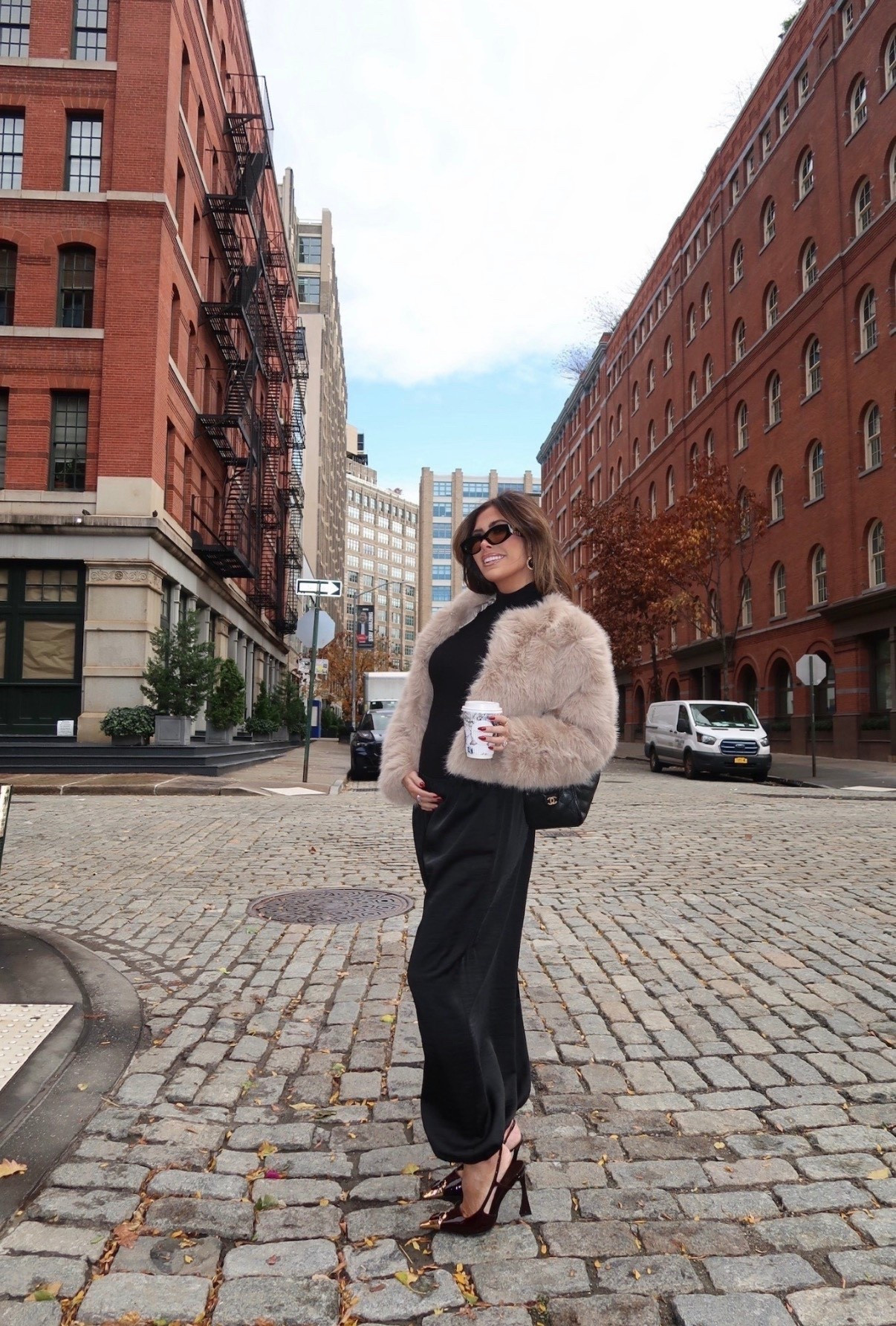 I’m wearing a size small in everything! 
Wearing gloss in girlie girl! Also I found an under $100 version of this Chanel 25s!

Zara pants, Zara finds, Balloon pants, Satin balloon pants, Black turtleneck, Fur coat, Cropped fur coat, Miu Miu subglssses, Fall fashion, fall outfits, Holiday Outfit, Holiday Dress, Statement Coats, Emily Ann Gemma

#LTKHoliday #LTKSeasonal #LTKBeauty