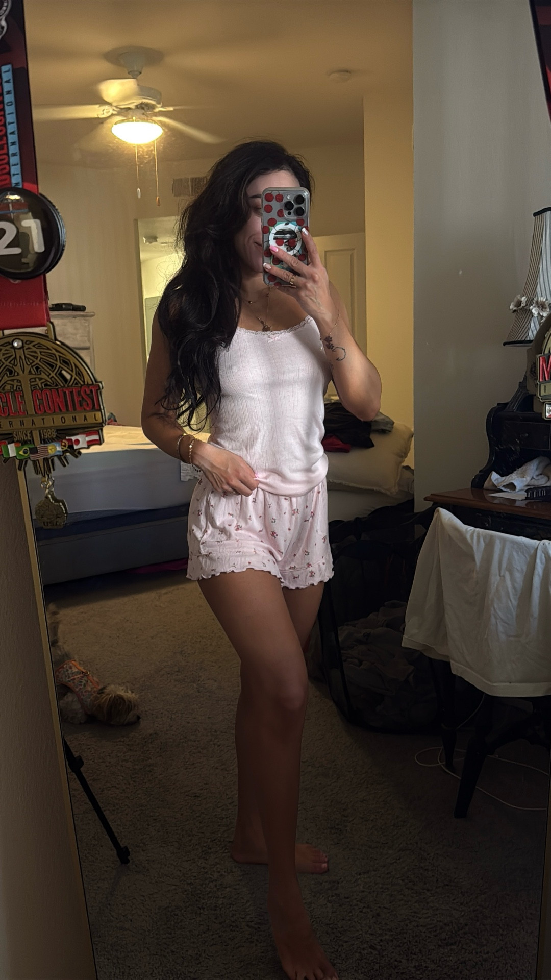 The cutest coquette pj set 🎀💝

#LTKHome #LTKSaleAlert #LTKPetite