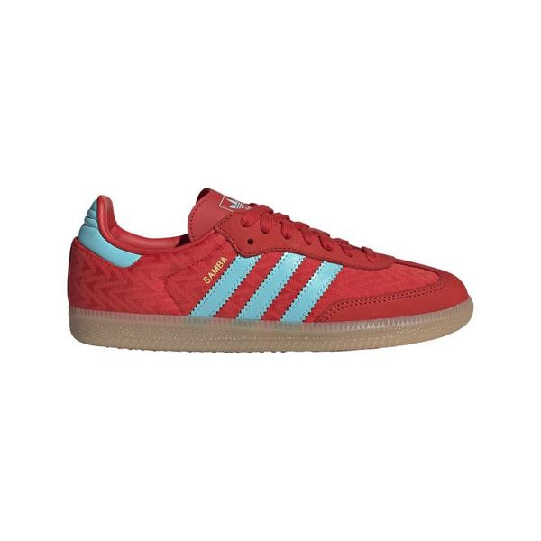 Women's adidas Samba OG Sneakers 10 Regular Red/Aqua Gold | Scheels Sports