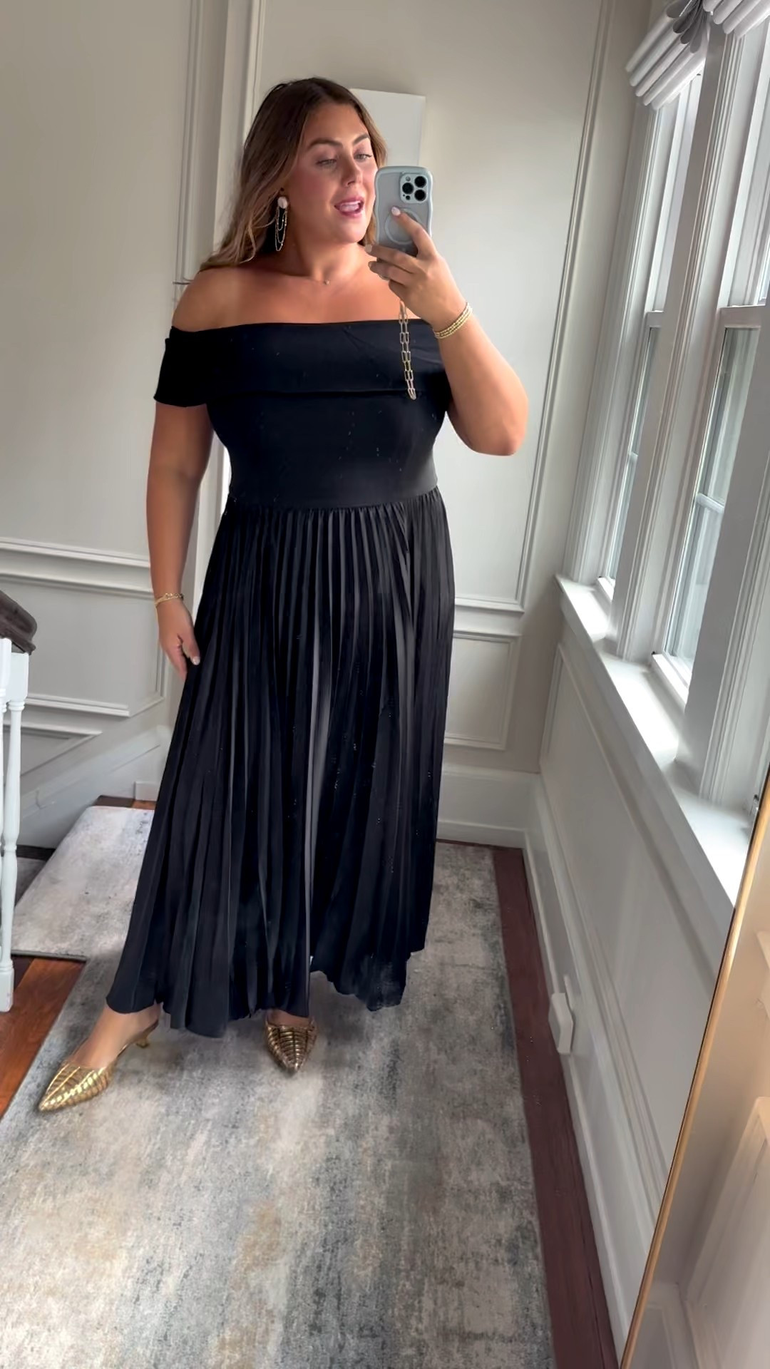 Wearing size 18W in dress - wedding guest dress, special event dress, black tie dress. Use CARALYN15 at Spanx on your first order. 

#LTKWedding #LTKPlusSize #LTKParties