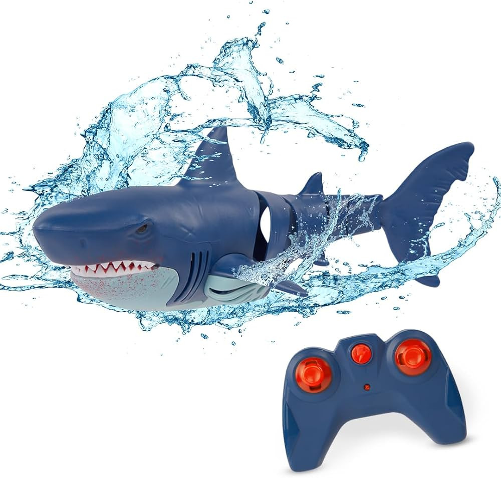 Terra by Battat – Remote Control Shark – Bath & Pool Shark Toy – Gift for Boys&Girls 6 Year... | Amazon (US)