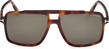 TOM FORD Kemp 59mm Navigator Sunglasses | Nordstrom | Nordstrom