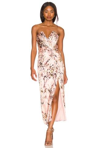 Katie May Come On Home Dress in Pink Botanical from Revolve.com | Revolve Clothing (Global)