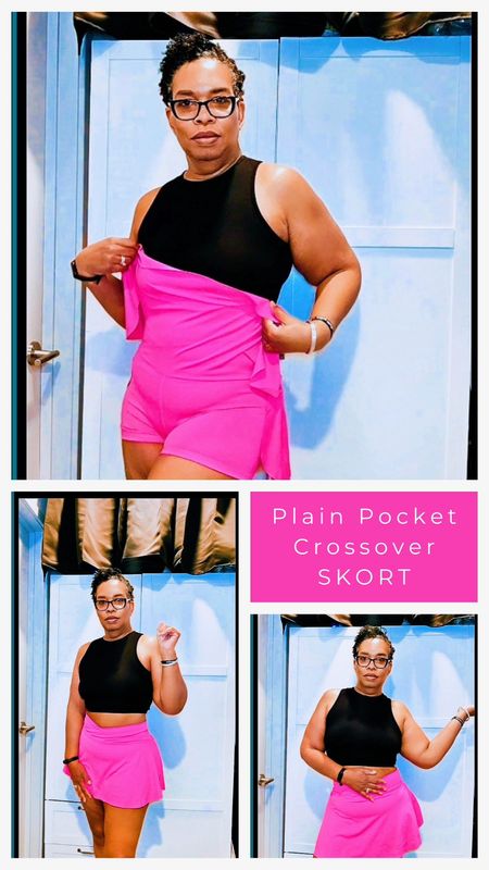 Crossover high-waisted skort in several colors for summer is a must-have! Crop top is my showcase. #skort #summeroutfit #summerskort #highwaistedskort #crossoverskort #summervibes

#LTKFestival #LTKSeasonal #LTKActive