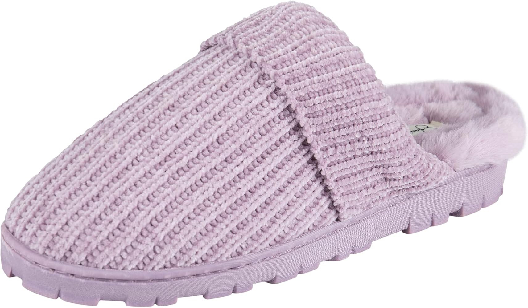 Jessica Simpson Women's Soft Knit Memory Foam Clog Slippers with Indoor/Outdoor Sole | Amazon (US)