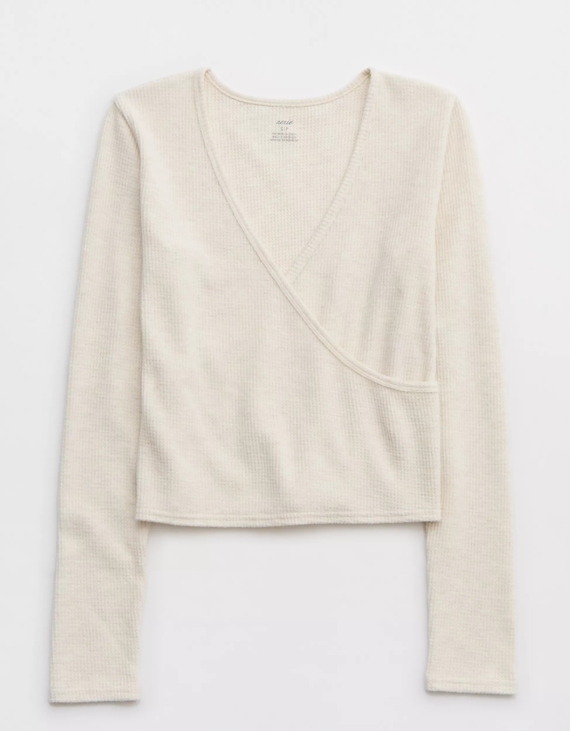 Aerie Waffle Wrap Top | Aerie
