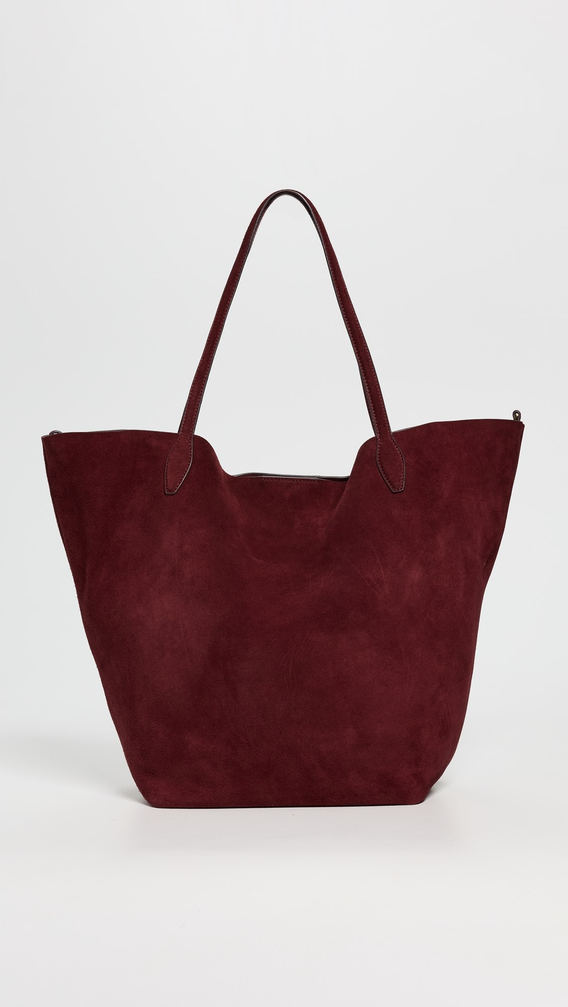 The Oversized Shopper Tote in Soft Grain Suede | Shopbop