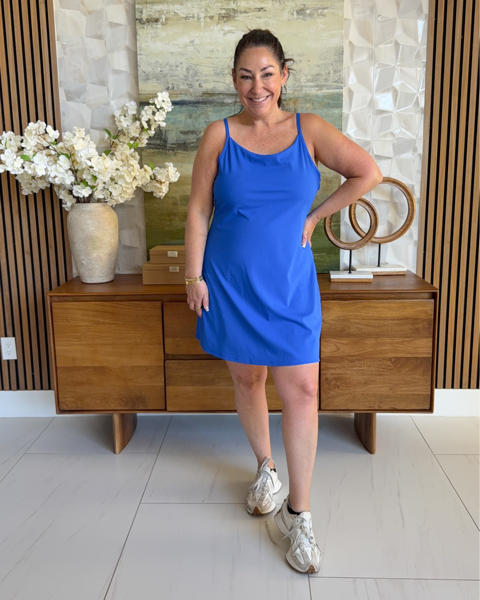 @Spanx  athletic dress cami style without cups - size down if in-between wearing XL prefer L 

new customer code RYANNEXSPANX for 10% off plus free shipping 

#LTKmomlife #LTKOver40 #LTKSeasonal