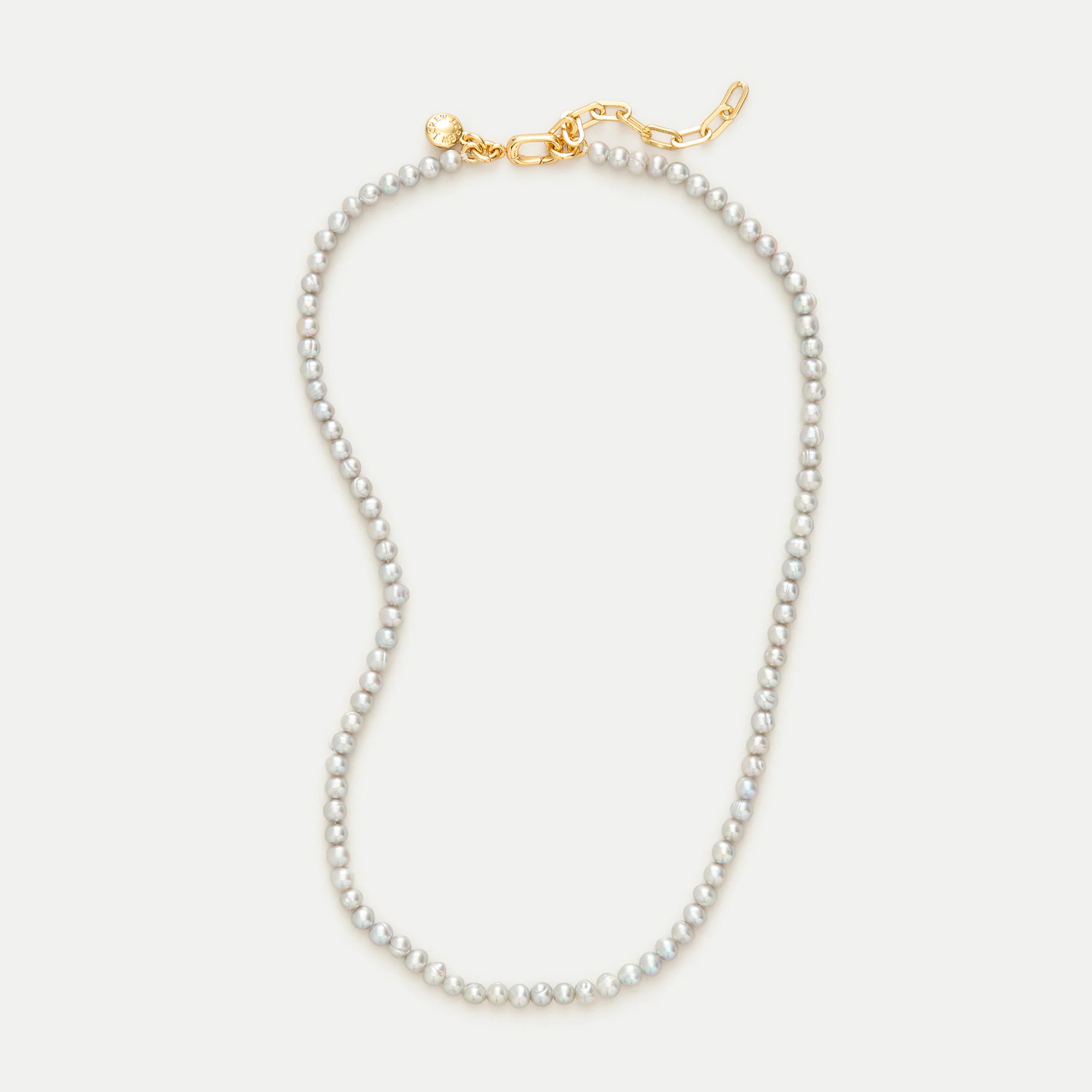 Grey freshwater pearl necklace | J. Crew US