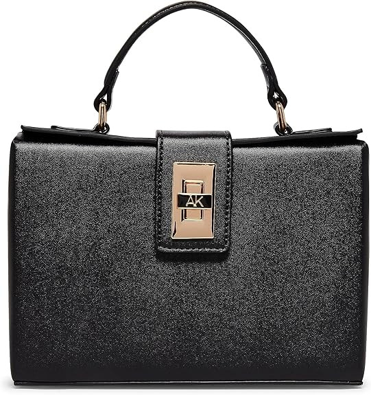 Anne Klein Convertible Box Bag with Ak Enamel Turn Lock | Amazon (US)