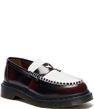 Dr. Martens Women's Penton Heart Two-Tone Leather Penny Loafers - 11 | Dillard's
