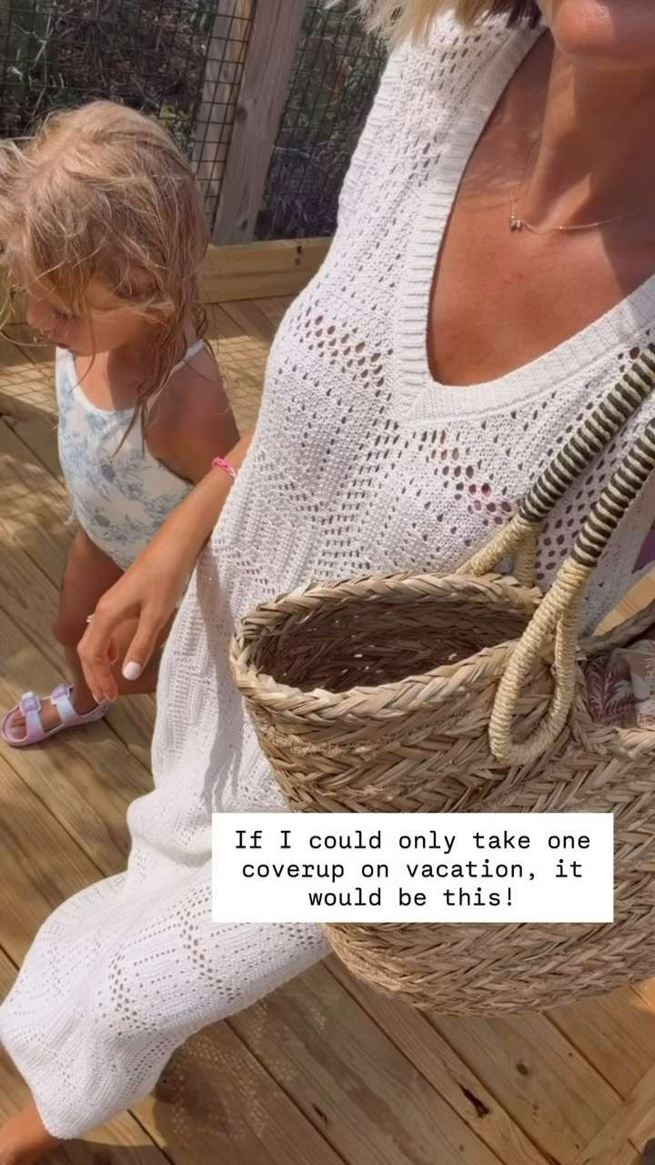 I think this maybe my favorite cover up I've found on Amazon this year! I love the pattern of the crochet! So cute! Wearing a S!

Loverly Grey, Amazon, swimsuit cover up, vacation looks, resort wear, vacation outfit 

 #LTKSeasonal