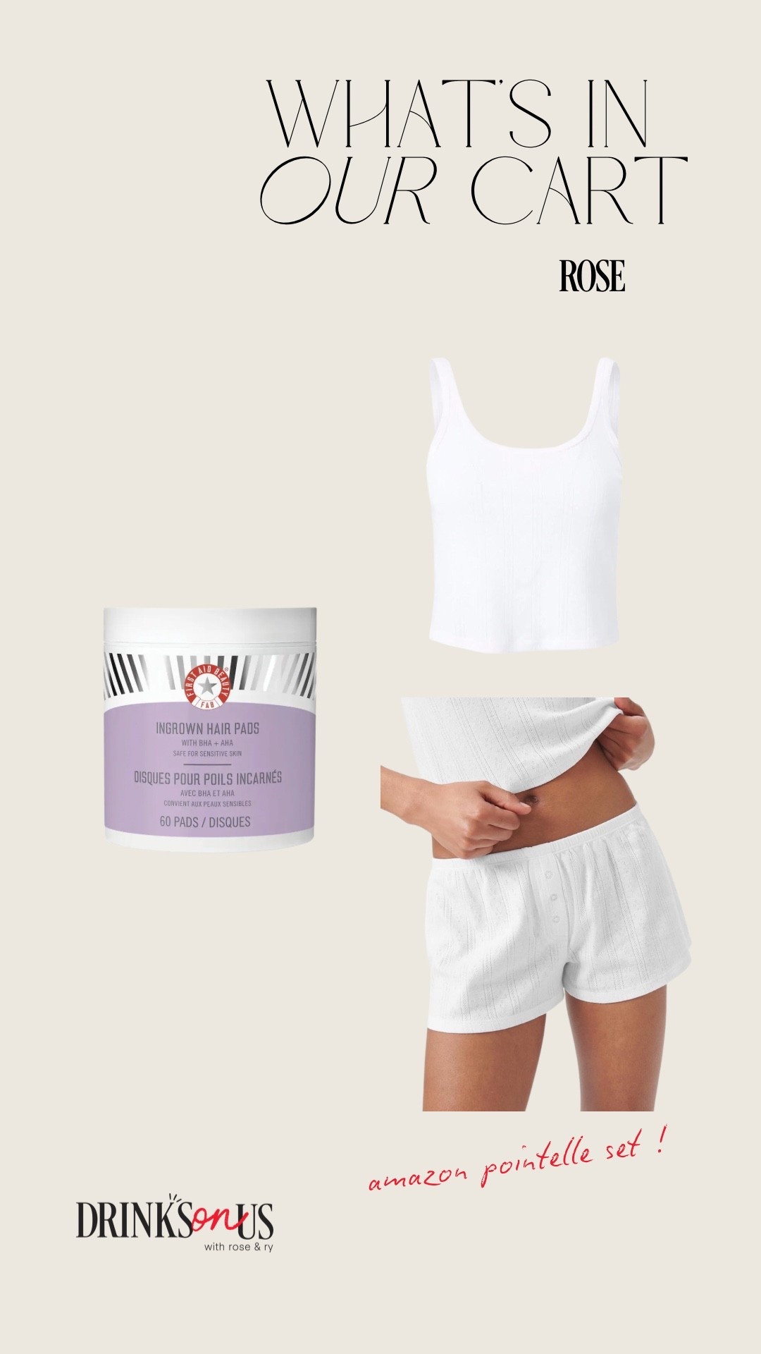 Products mentioned in S02: Episode 20 of Drinks On Us, “Whats In Your Cart?” segment!! 

#LTKSaleAlert #LTKFindsUnder50 #LTKBeauty