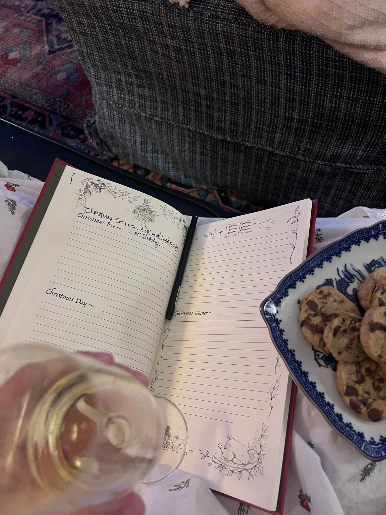 On New Year’s Eve we write in our Christmas memories book that George’s mom gave to us a few years ago! It’s so fun to think back at Christmas time just days before and to write the memories down to read the next year and years to come! These books linked are similar!

#LTKKids #LTKSeasonal #LTKstorytime