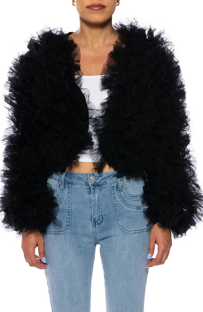 AZALEA WANG Tulle Jacket | Nordstrom | Nordstrom