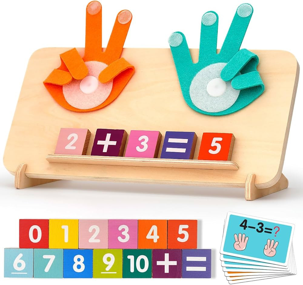 Preschool Learning Toys for Toddlers 2-4, Educational Math manipulatives Number Counting Blocks f... | Amazon (US)