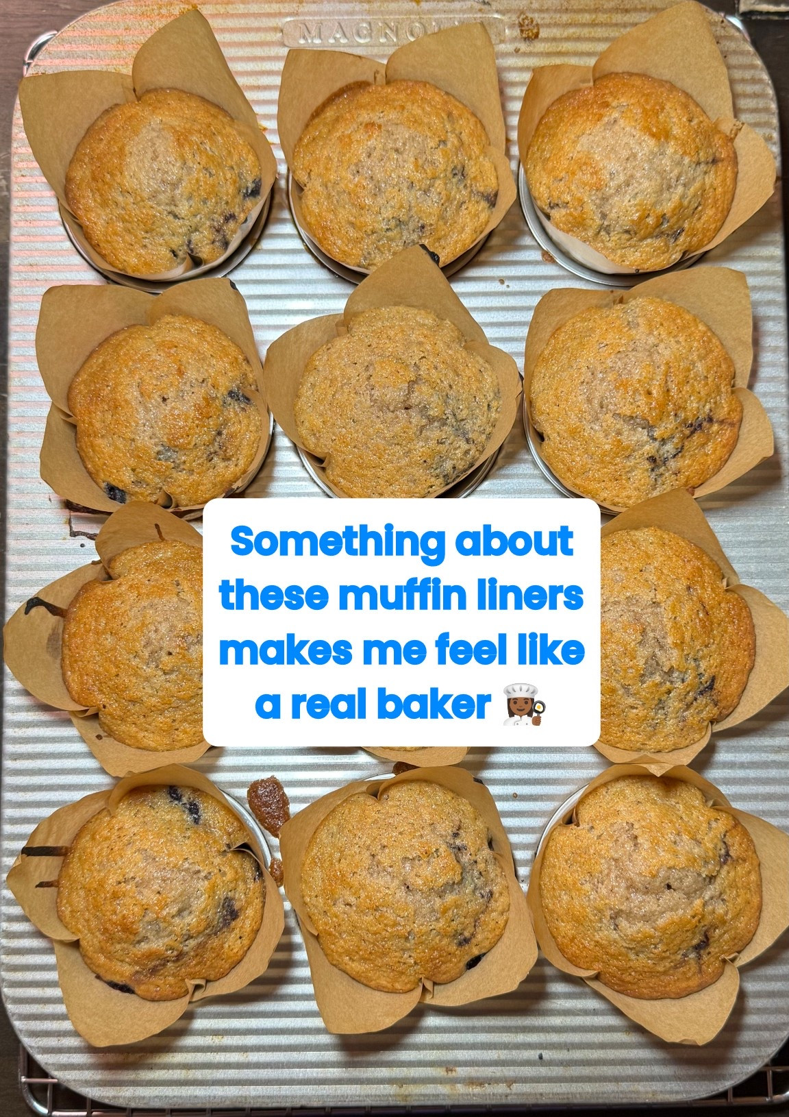 I bake these same muffins 1-2 times every week. But since I switched to these taller liners, I feel like a pro LOL! I don’t know why, but you can’t tell me I’m not running a whole bakery now  

#LTKHome #LTKFamily
