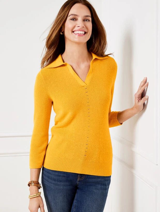 Johnny Collar Sweater | Talbots