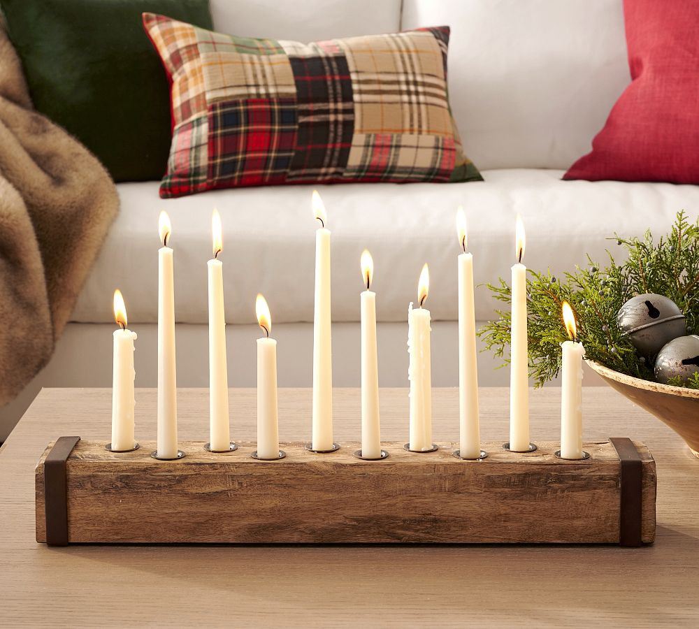 Woodbine Candle Holder Centerpiece | Pottery Barn (US)