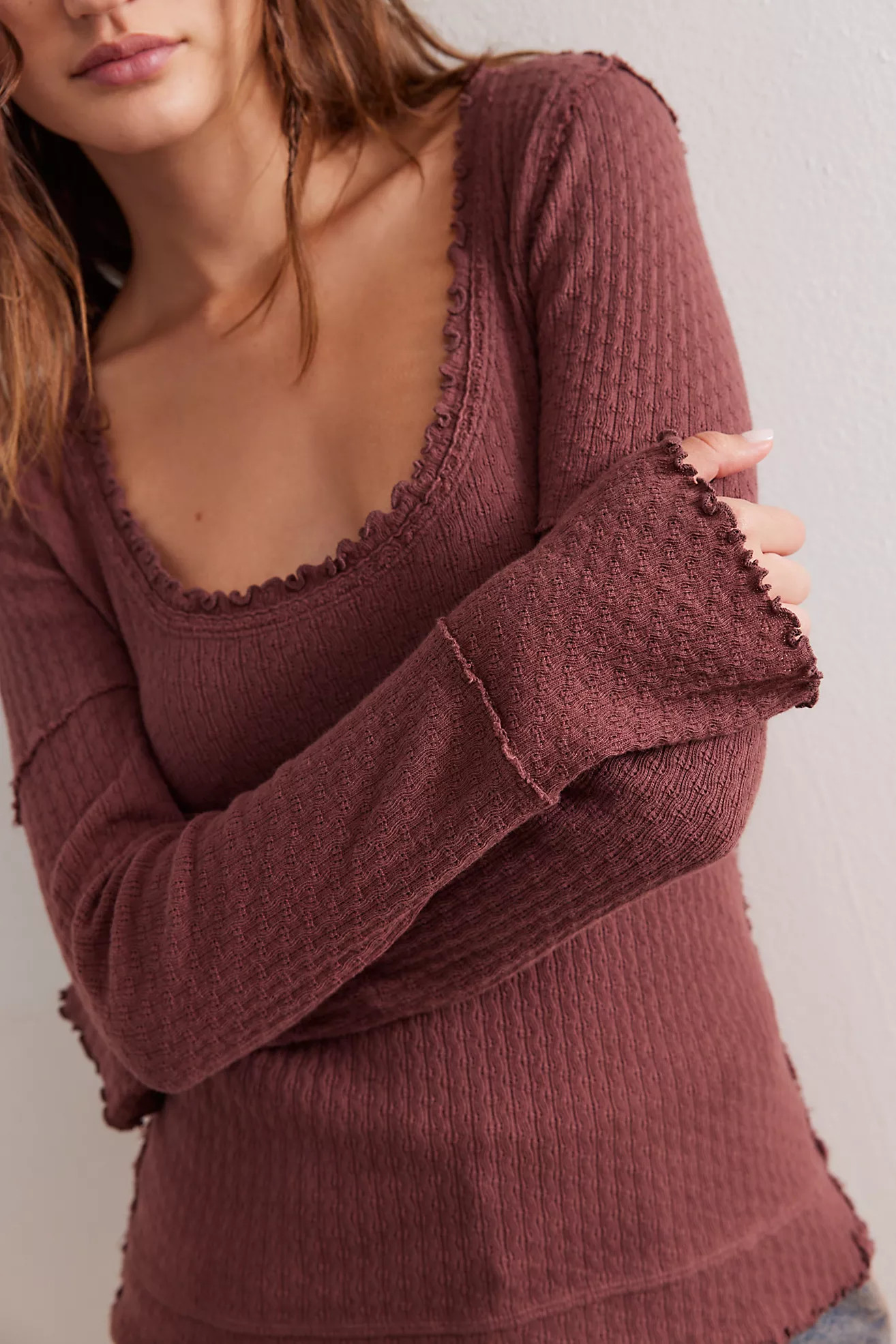 We The Free Clover Solid Layering Top | Free People (Global - UK&FR Excluded)