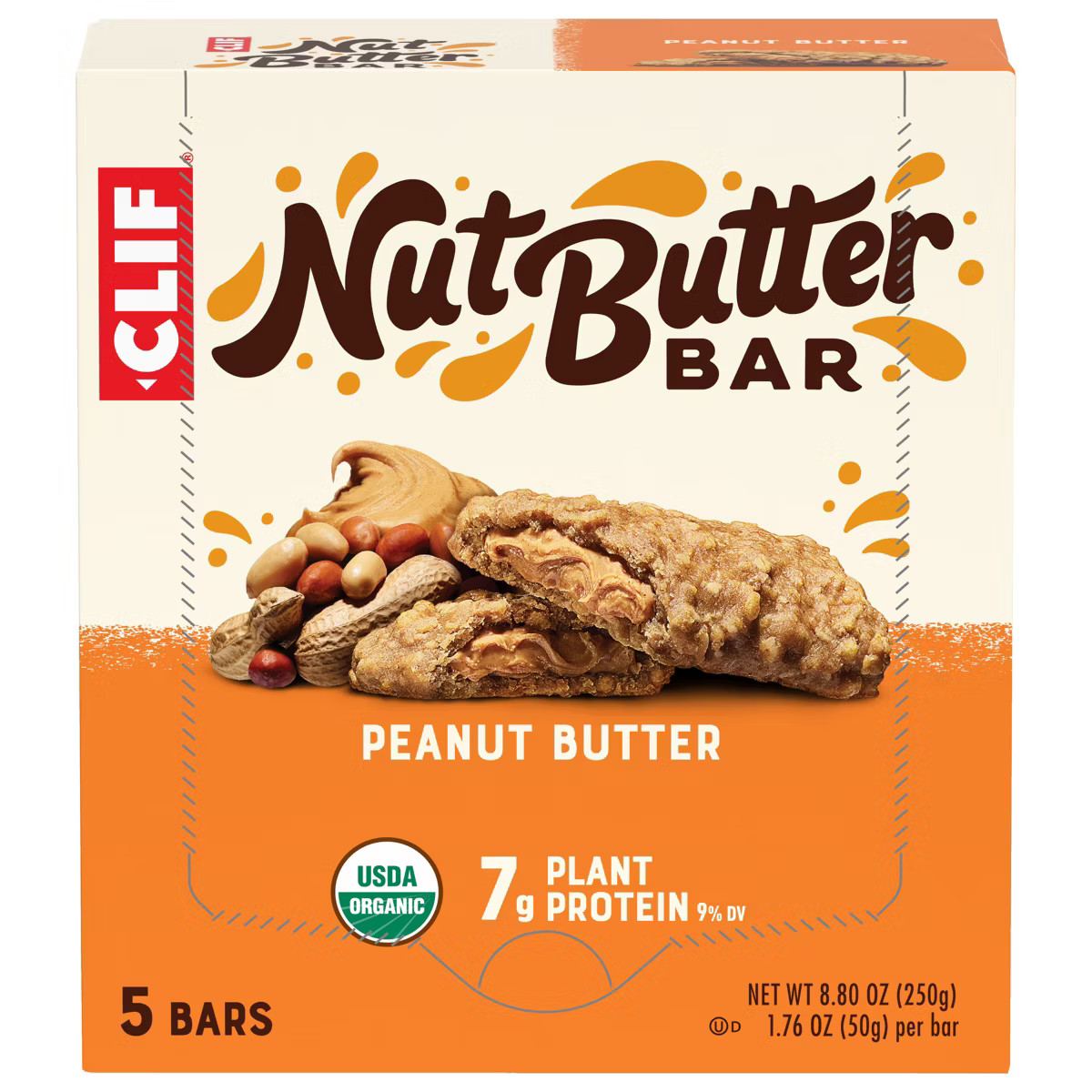 CLIF Nut Butter Bar - Peanut Butter Energy Bars - 8.8oz/5ct | Target