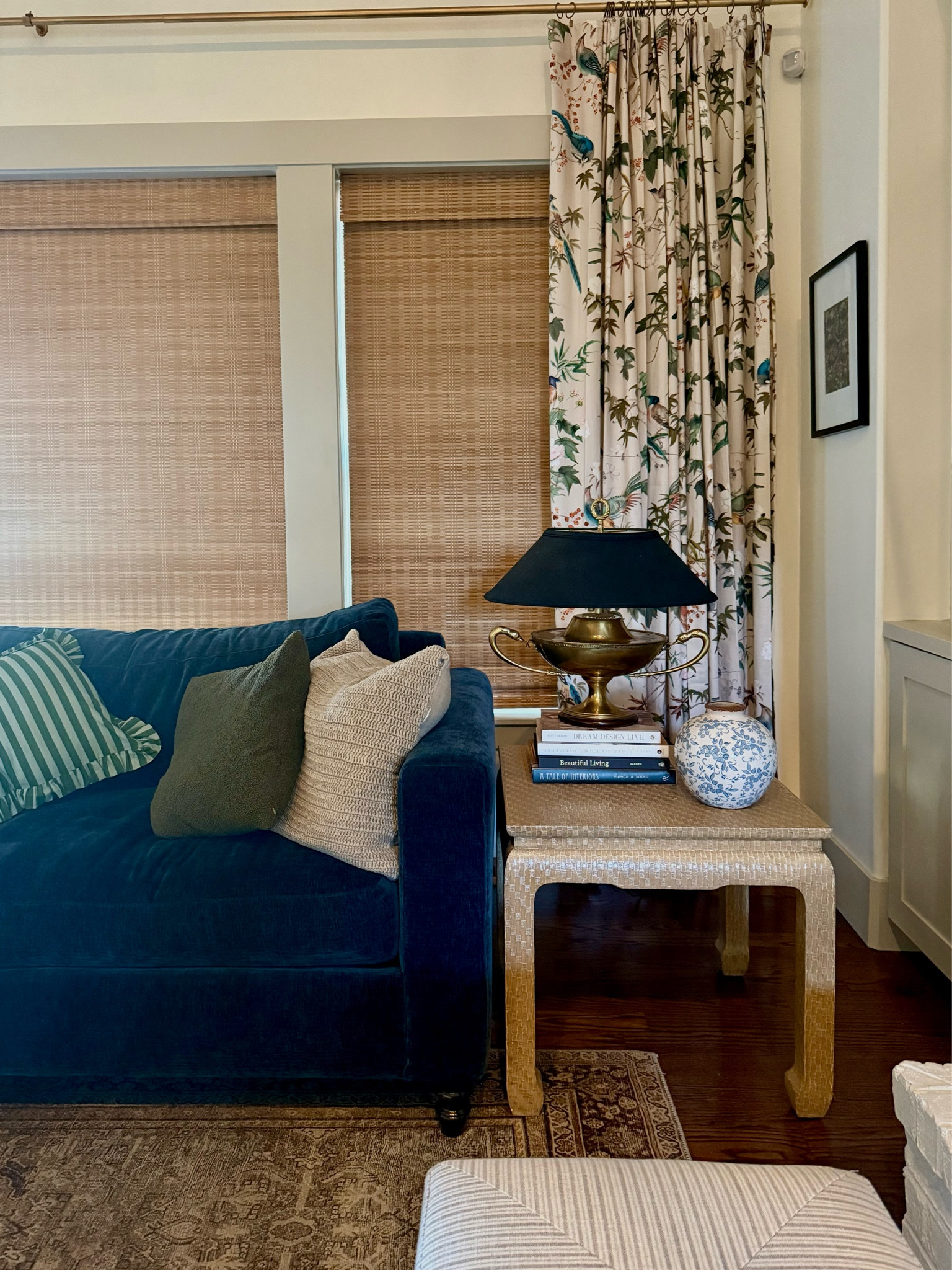 Amazon window treatments!
Custom bamboo blinds and pottery barn dupe curtains.

Affordable looks for less!

The blinds color I got was 12, and I did the partial blackout lining. Easy to install and so affordable! HALF the cost of what a local company quoted us. Measure very carefully as they are non-returnable  

#LTKOver40 #LTKHome