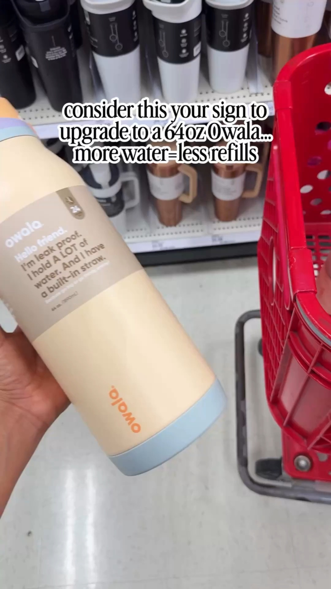 A 64oz Owala.. what a dream😍

#target #newattarget #targetfinds #owala #owalawaterbottle