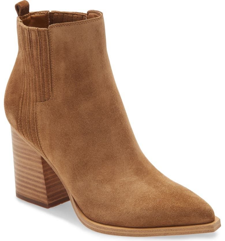Booties, Ankle Booties, Ankle Boots, Fall Shoes, Marc Fisher Booties, Brown Booties, Tan Booties | Nordstrom Rack