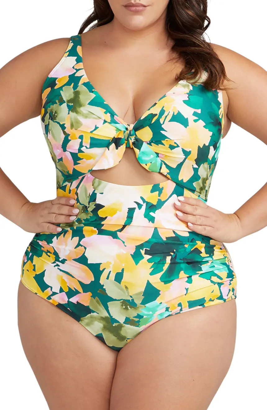Artesands Cezanne Floral Cutout One-Piece Swimsuit | Nordstrom | Nordstrom